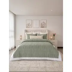 AMARE HOME - Duvet Cover Dolce Vita Salvia para cama Queen -