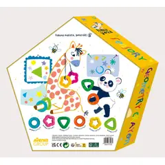 JUGANDO Y EDUCANDO - Crayones de Cera Geométricos 6 Piezas Para Niños