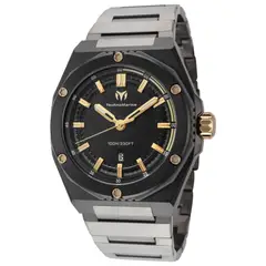 TECHNOMARINE - Reloj Coral Legacy TM416088 Negro para Hombre