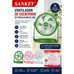 SANKEY - Ventilador portátil recargable de escritorio FN 4001
