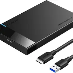 UGREEN - Caja Disco Duro Externo 2.5 SATA a USB 3.0 UASP Negro