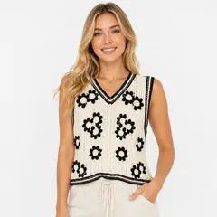 GENERAL - Top de Crochet para Mujer Diseño Tejido con Detalles Únicos
