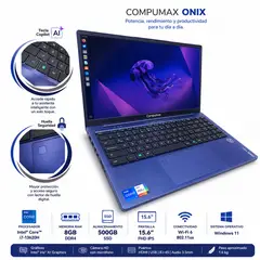 COMPUMAX - PORTÁTIL ONIX INTEL CORE I7-13620H 8GB RAM 500GB SSD NVME 15.6 FULL HD IPS