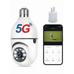TELEVENTAS COM - Cámara De Seguridad Inalámbrica 360° WiFi 2K Con Audio Bidireccional