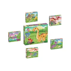 GENERICO - 20 Piezas Cubos Magnéticos Set De Dinosaurios