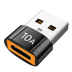 BOUN - Convertidor Original 10a Tipo C A Usb Macho Datos Alta Velocidad Color Negro