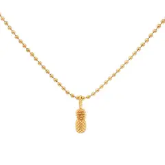 ALDA & ROMERA - Collar Piña Dorada Alda&Romera