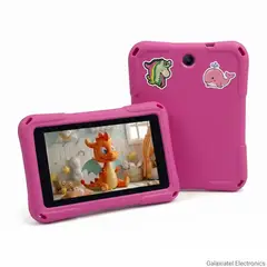KRONO - Tablet Para Niños Kids 7 WiFi 8GB RAM (4+4) 64GB Android 16 Rosado