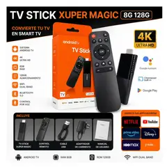 AMERICAN GENERICS - Tv Stick Android 4k Con Control Remoto Y Asistente De Google