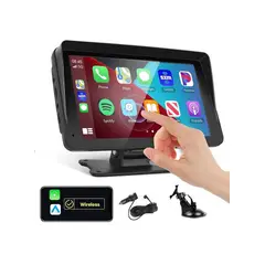 TELEVENTAS COM - Pantalla Smartplayer 7 Pulgadas con CarPlay y Android Auto Inalámbrico