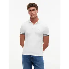 TOMMY HILFIGER - Polo en algodón fluido de corte slim