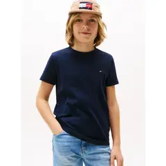 TOMMY HILFIGER - Camiseta multicolor Para Niño de punto con logo bordado