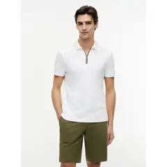 TOMMY HILFIGER - Polo en algodón fluido de corte regular