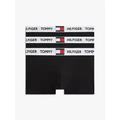 TOMMY HILFIGER - Pack negro de 3 calzoncillos Trunk Heritage