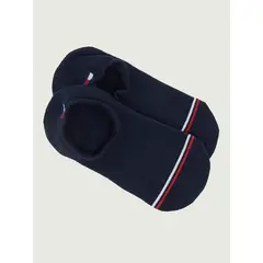 TOMMY HILFIGER - Pack azul de dos pares de medias tobilleros