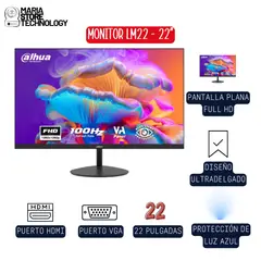 DAHUA - Monitor DHI-LM22 22 Negro