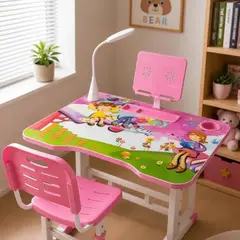 GENERICO - Mesa Escritorio Set Infantil con Silla Cajón Soporte