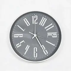 POLASUP - Reloj de Pared Redondo Minimalista Moderno Decorativo Silencioso para Hogar Sala Oficina Dormitorio