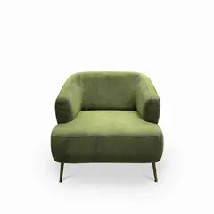 AMBIENTE LIVING - Poltrona Logan verde oliva