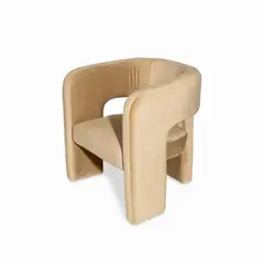 AMBIENTE LIVING - Poltrona inez cafe claro 75X72X63 silla sala