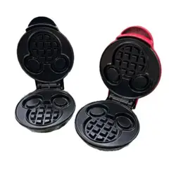 GENERICO - Mini Waflera Mickey Mouse Wafles Infantiles Color Rojo