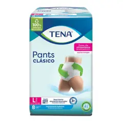 TENA - Pants Comfort Talla L Ropa Absorbente Caja X8 de 8und