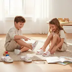 HACHE SHOES - Lindas Pantuflas De Marranito Cómodas De Niñ