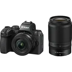 NIKON - Cámara Z50 II en kit con lentes 16-50 mm y 50 - 250