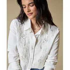 ESPRIT - Camisa para mujer manga larga con fit cómodo y versátil para Diario