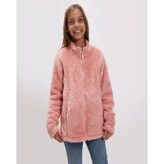 OSTU - Abrigo Niña Rosado Poliéster 90080034-2470