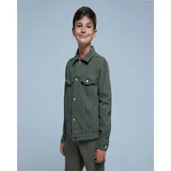 OSTU - Chaqueta Niño Trucker Verde Algodón 80080031-711