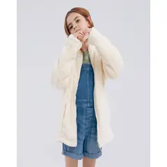 OSTU - Abrigo Niña Beige Poliéster 90080034-78309