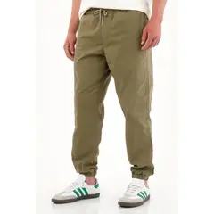 TENNIS - Pantalón tipo jogger de pretina elástica verde para hombre