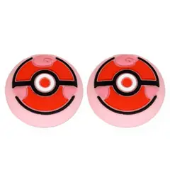 GENERICO - 1 Par Grips Protector Joystick Diseño Pokemon Bola 8