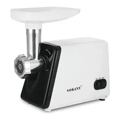 SOKANY - Picadora de Carne Eléctrica SK-312 2500W con Accesorios