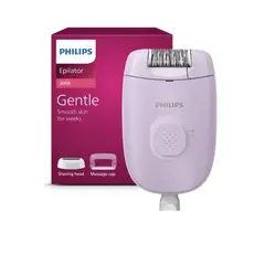 PHILIPS - Depiladora Serie 2000 Cable +2 Accesorios, Bre237/00