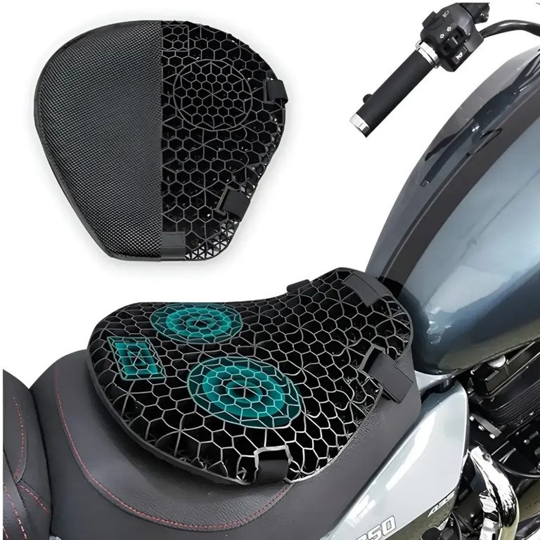Cojin Para Moto Tipo Gel Antideslizante Y Ventilado