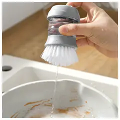 GENERICO - Cepillo Lavaplatos Recargable De Jabón Liquido Limpieza