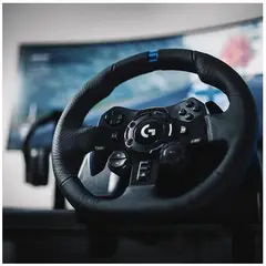 LOGITECH - Timón G923 TrueForce Gaming Con Pedales PS4 I PS5 I PC