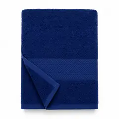 BALI - Toalla De Baño 100% Algodón 480 G Premium 70 X 140 Cm - Azul Oscuro