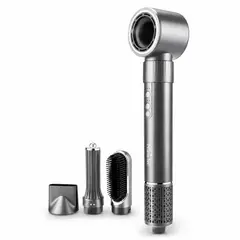 NANO-TEC - Secador Ionizador Cabello 4 En 1 Profesional 1300w
