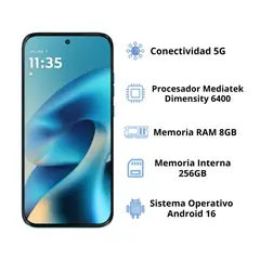 MOTOROLA - Celular Gmax 256GB 5G Azul