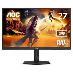 AOC - Monitor Gamer Pivot 27 Q27G4XN 180hz 1ms Qhd 2K Altura Ajustable