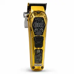 NANO-TEC - Máquina Cortadora De Pelo Profesional Pantalla Led Dorada