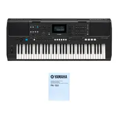 YAMAHA - Teclado Piano Organeta Psr-e483 + Adaptador Original