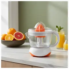 NOBELSOUND - Exprimidor Automático Jugos Naturales Hogar Con 2 Conos