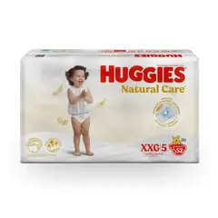 HUGGIES - Pañales Natural Care Etapa 5 Xxg 52 Unidades