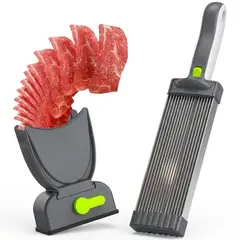 GENERICO - Cortador Rebanador De Carne Manual Multifuncional