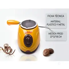 GENERICO - Olla Para Derretir Chocolate Fondue Eléctrica Chocolatiere