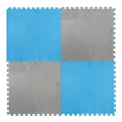 GENERICO - Tapete Alfombra Rompecabezas Felpa 4 Pzs 59x59 Cm